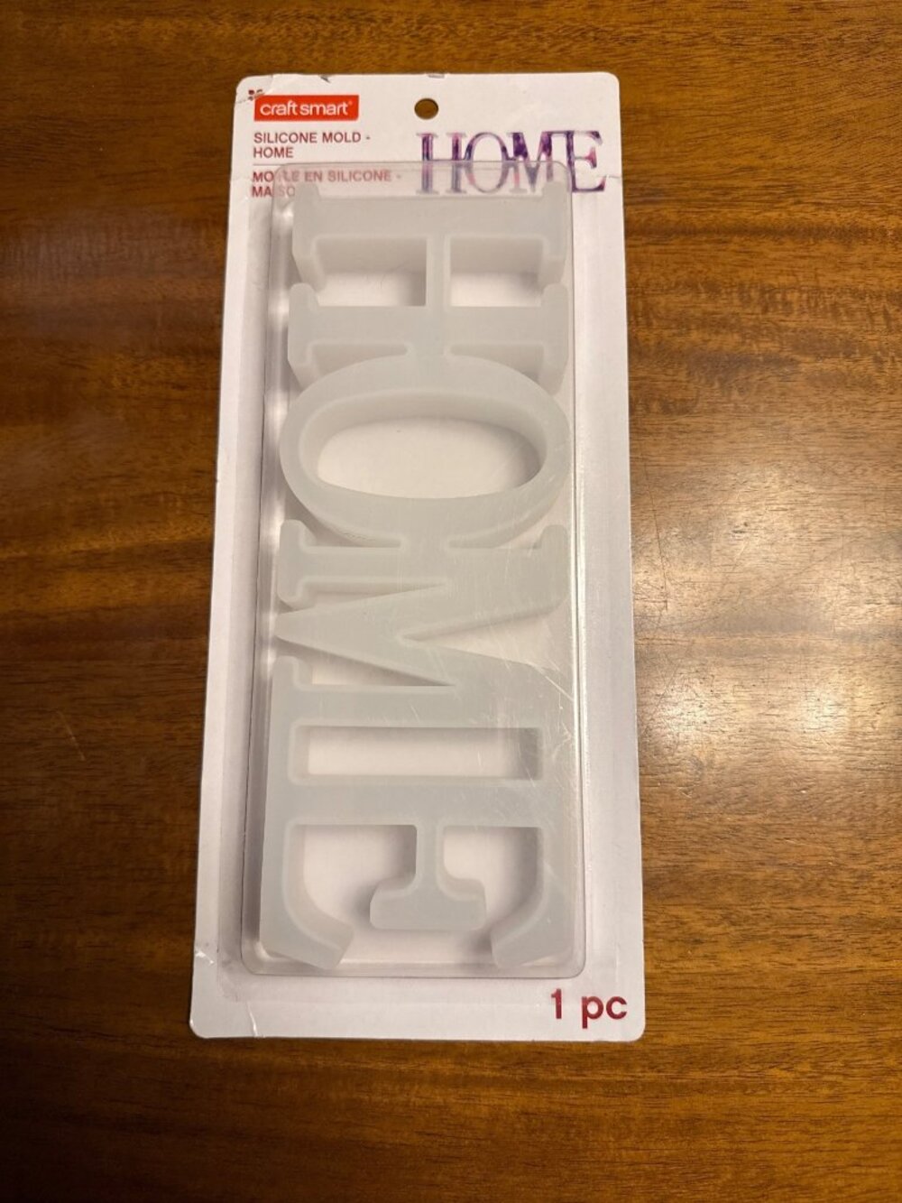 Silicone Mold For DIY Resin Projects - "HOME" Design - 1 Pc - Craftsmart